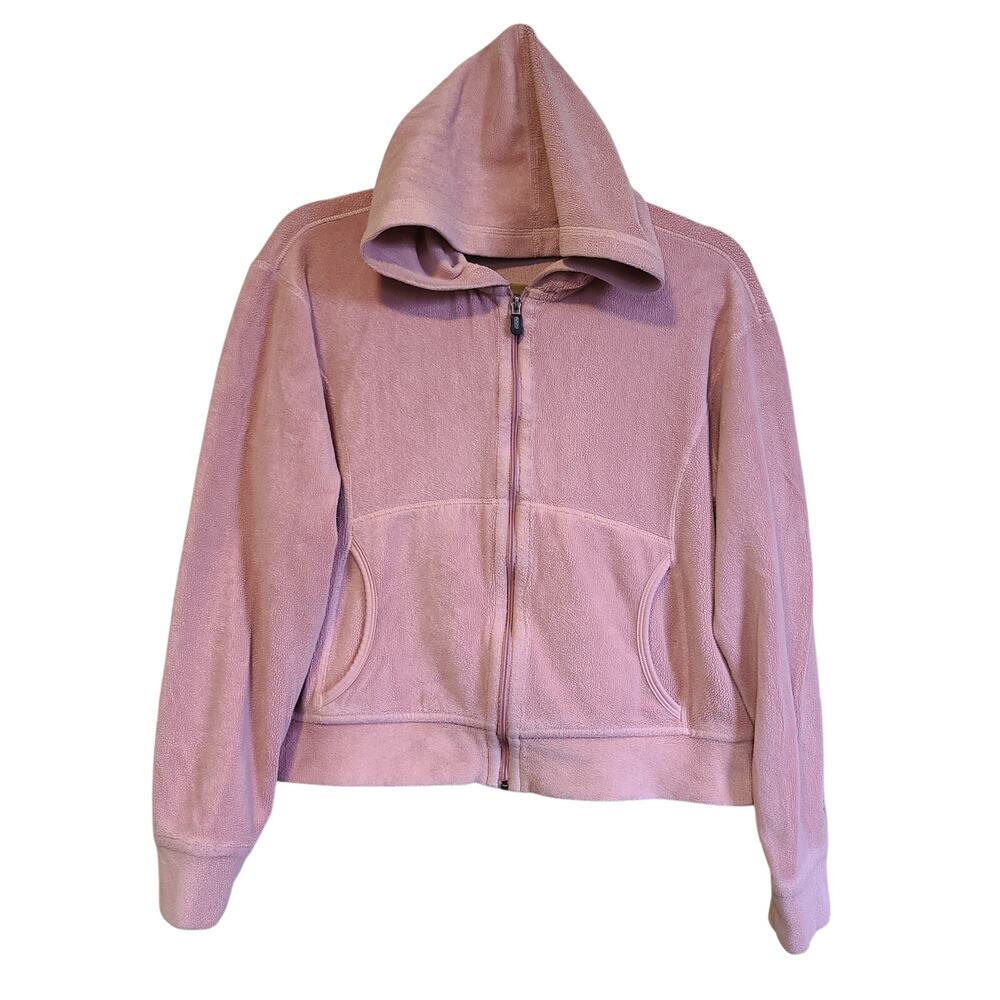 VTG Y2K Patagonia Rhythm Hoodie Jacket Womens M Pink Full Zip Fleece Soft Girl